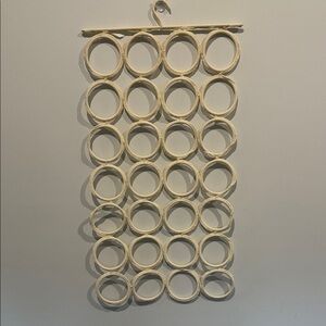 IKEA Cream Hanging Scarf Organizer